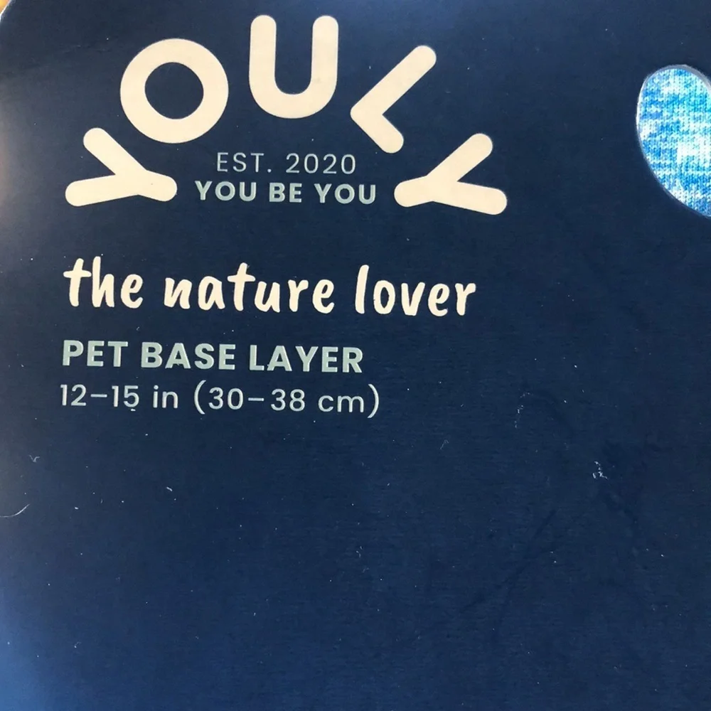 NWT Youly base layer dog tee L